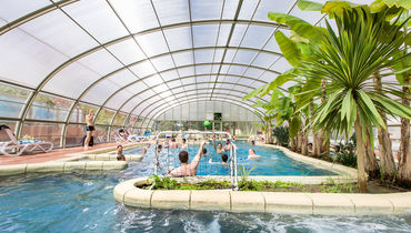 indoor swimming pool camping la ville huchet saint malo