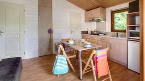 wooden chalet tyt home campsite la ville huchet saint malo