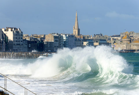 Saint Malo high tides 2017 ville huchet