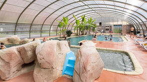 indoor swimming pool camping la ville huchet saint malo