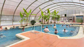 indoor swimming pool camping la ville huchet saint malo